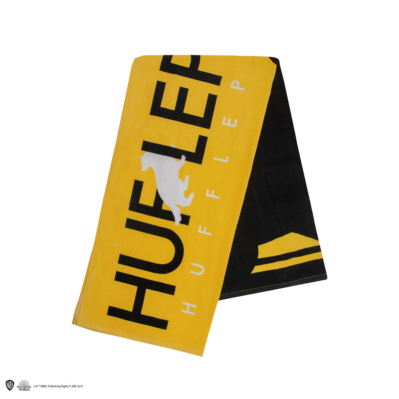 Hufflepuff Beach Towel, rear view