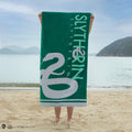 Harry Potter Slytherin Beach Towel, side angle