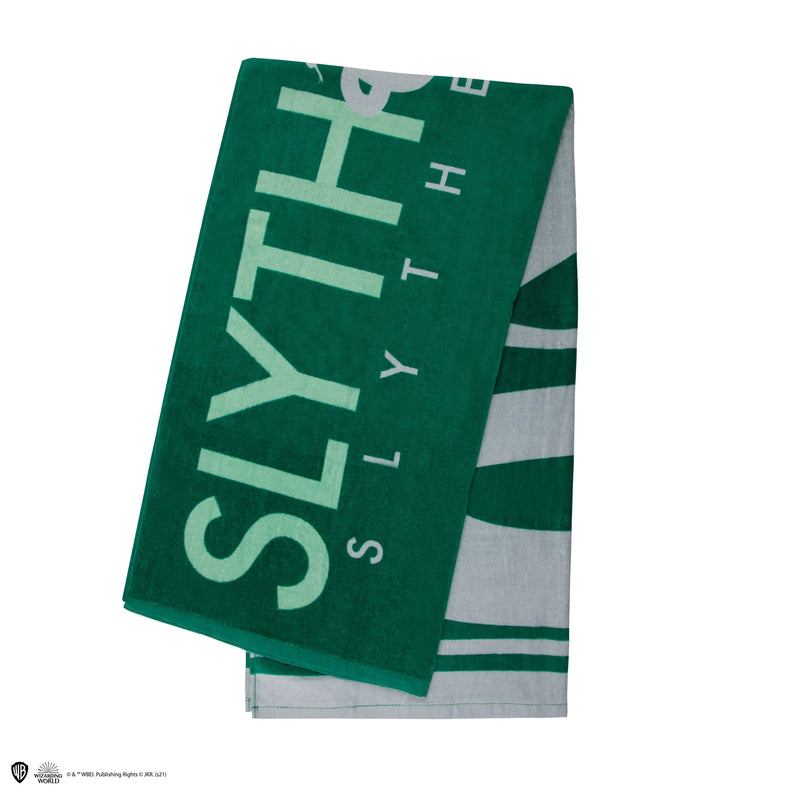 Harry Potter Slytherin Beach Towel, rear view