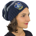 Harry Potter Ravenclaw Slouchy Beanie, side angle
