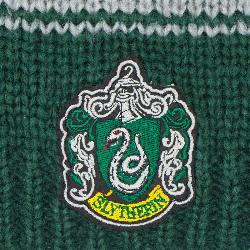 Harry Potter Slytherin Slouchy Beanie, side angle