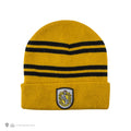 Harry Potter Kids Hufflepuff Gloves and Beanie Set, close-up detail