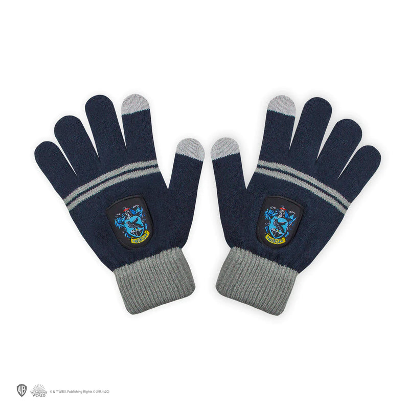 Harry Potter Kids Ravenclaw Gloves and Beanie Set, rear view