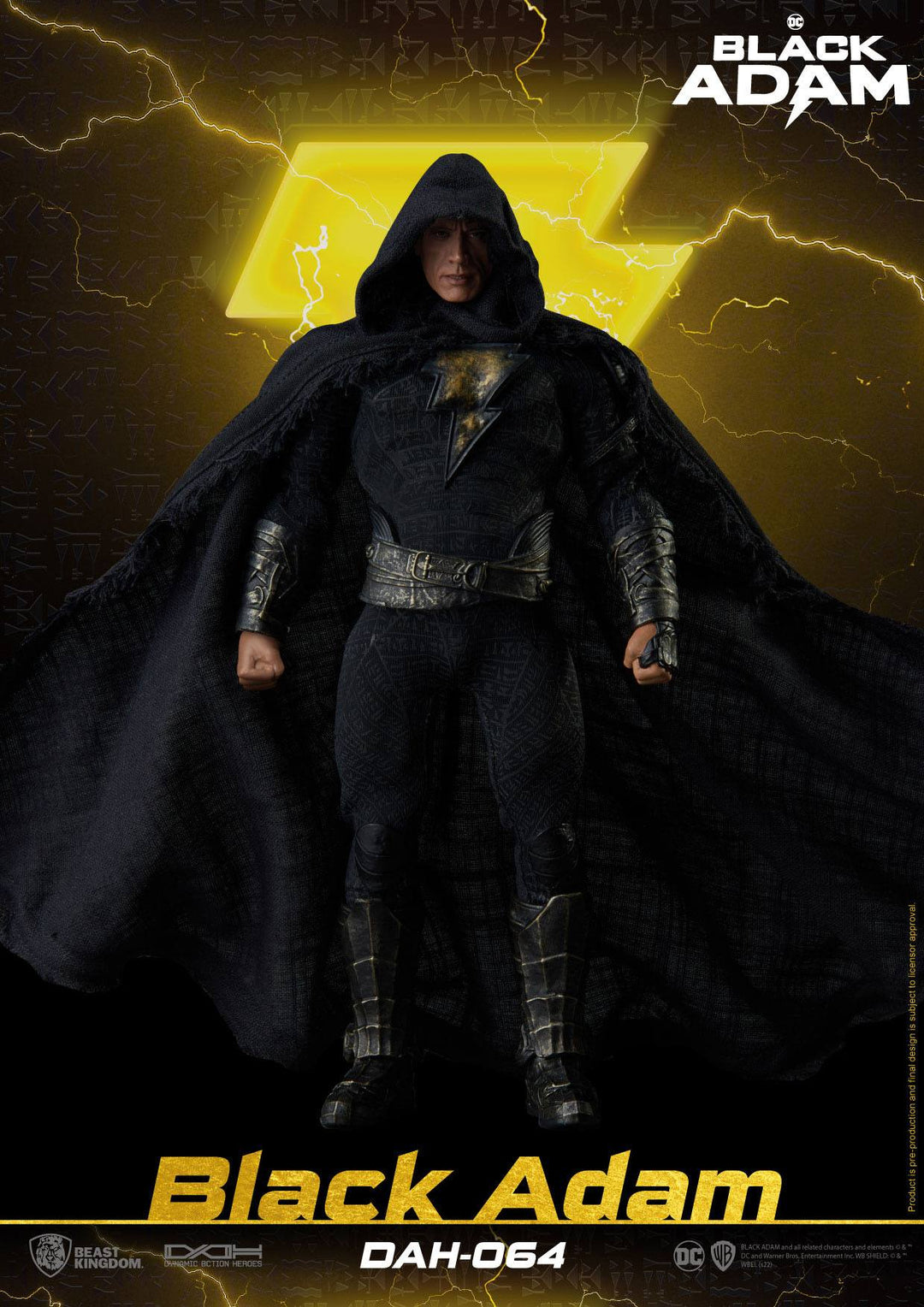 Beast Kingdom Black Adam Dynamic 8ction Heroes Black Adam - Infinity Collectables  - #tag1#