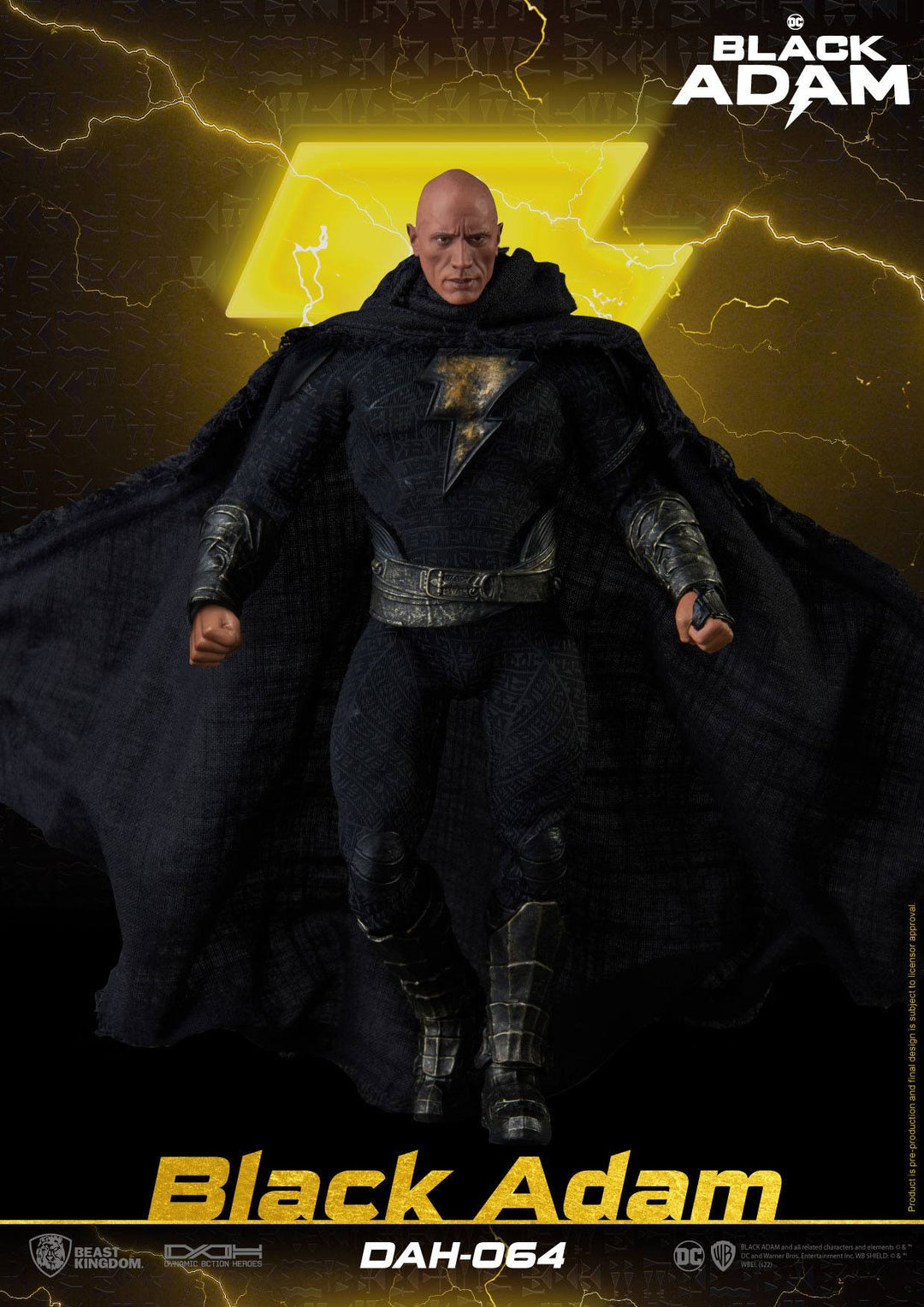 Beast Kingdom Black Adam Dynamic 8ction Heroes Black Adam - Infinity Collectables  - #tag1#