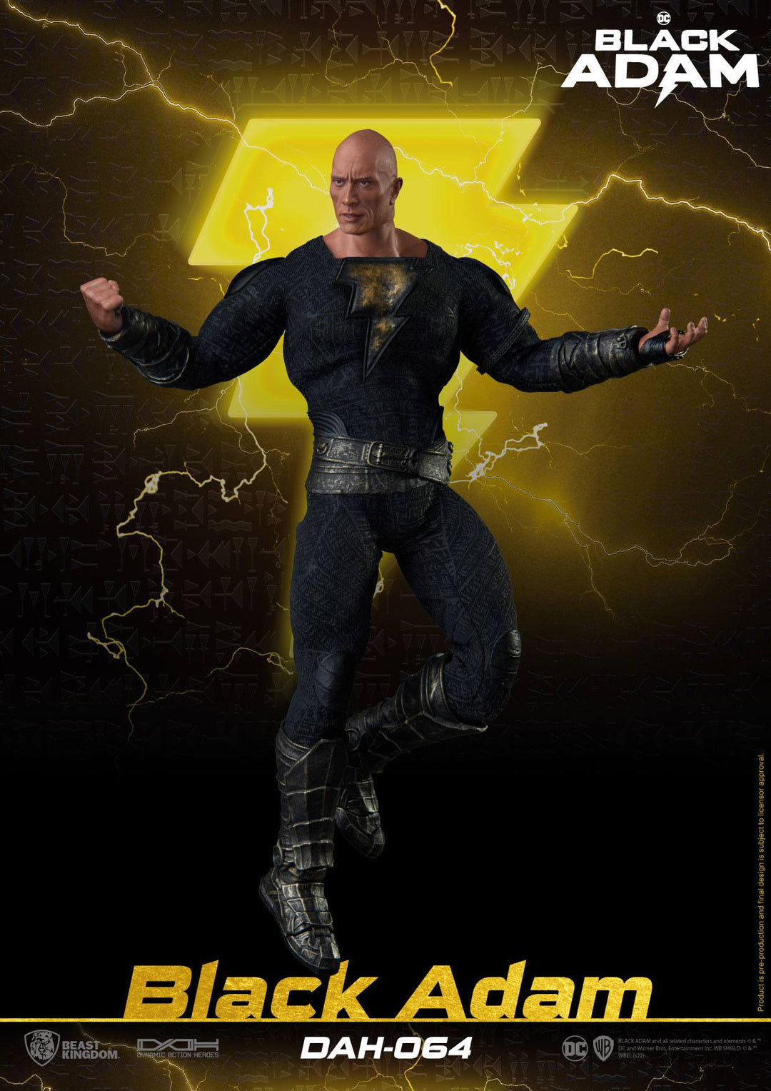 Beast Kingdom Black Adam Dynamic 8ction Heroes Black Adam - Infinity Collectables  - #tag1#