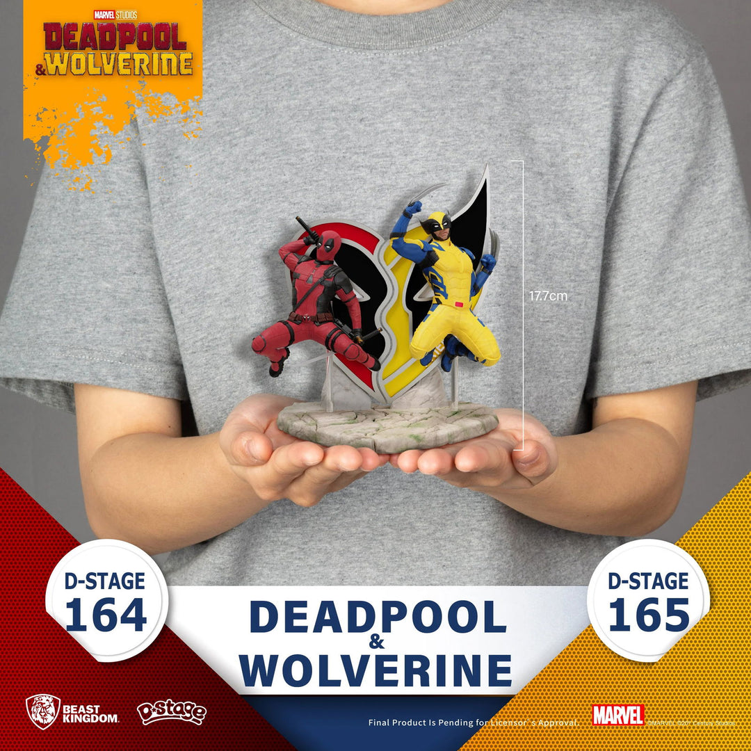 Beast Kingdom Deadpool & Wolverine Best Friends Bundle Diorama Figures - Infinity Collectables  - #tag1#