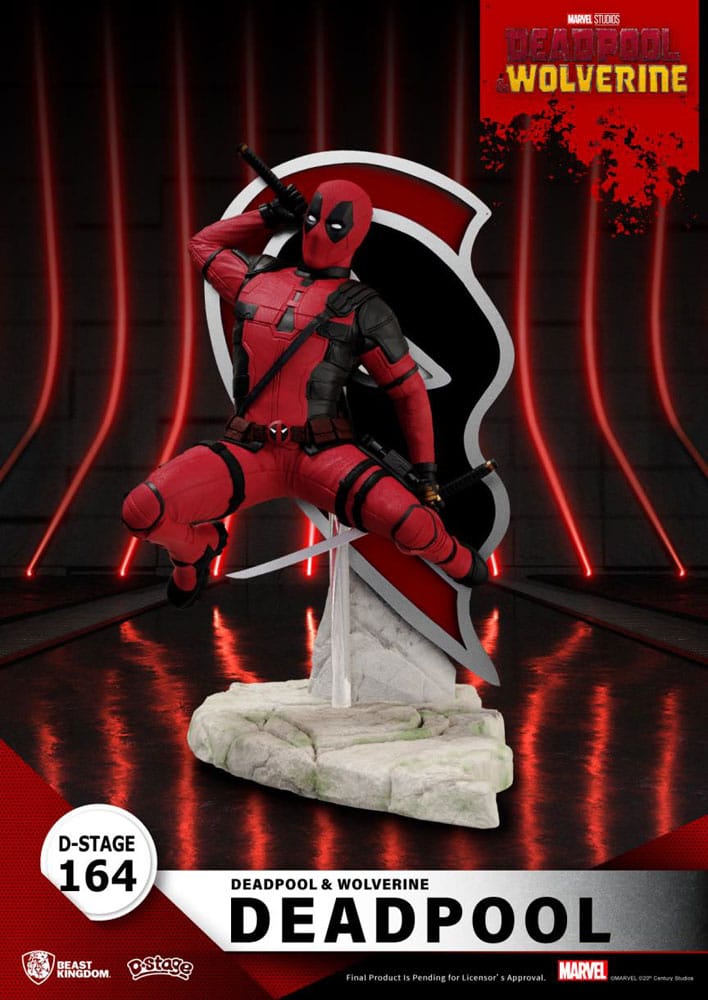 Beast Kingdom Deadpool & Wolverine Deadpool Diorama Figure - Infinity Collectables  - #tag1#