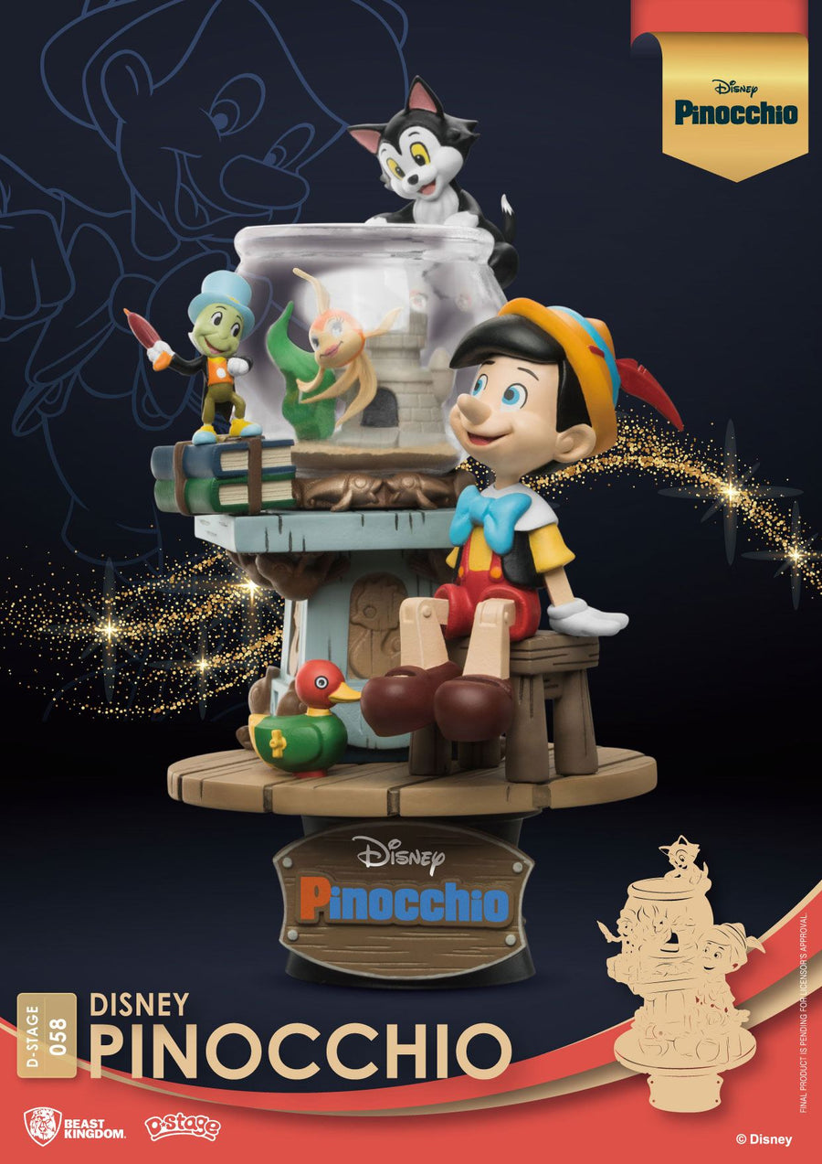 Beast Kingdom Disney Classic Animation Series D-Stage PVC Diorama Pinocchio - Infinity Collectables  - #tag1#