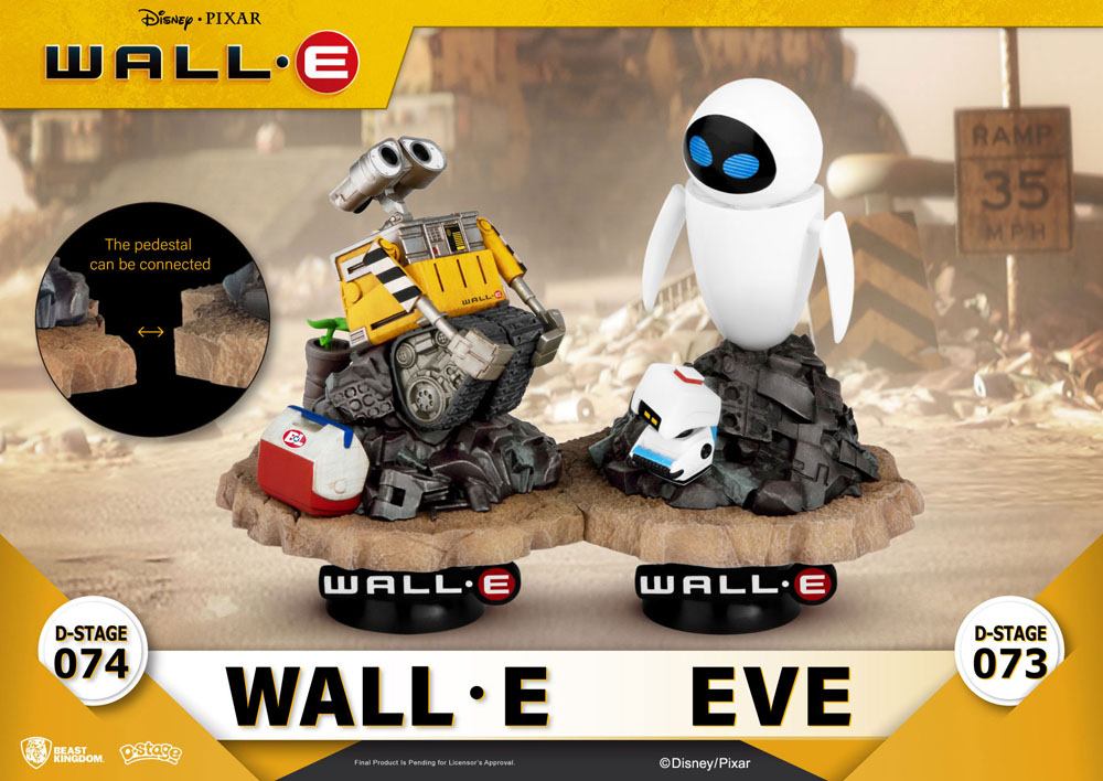 Beast Kingdom Disney Pixar WALL-E Diorama Stage D-Stage Figure Statue - Infinity Collectables  - #tag1#