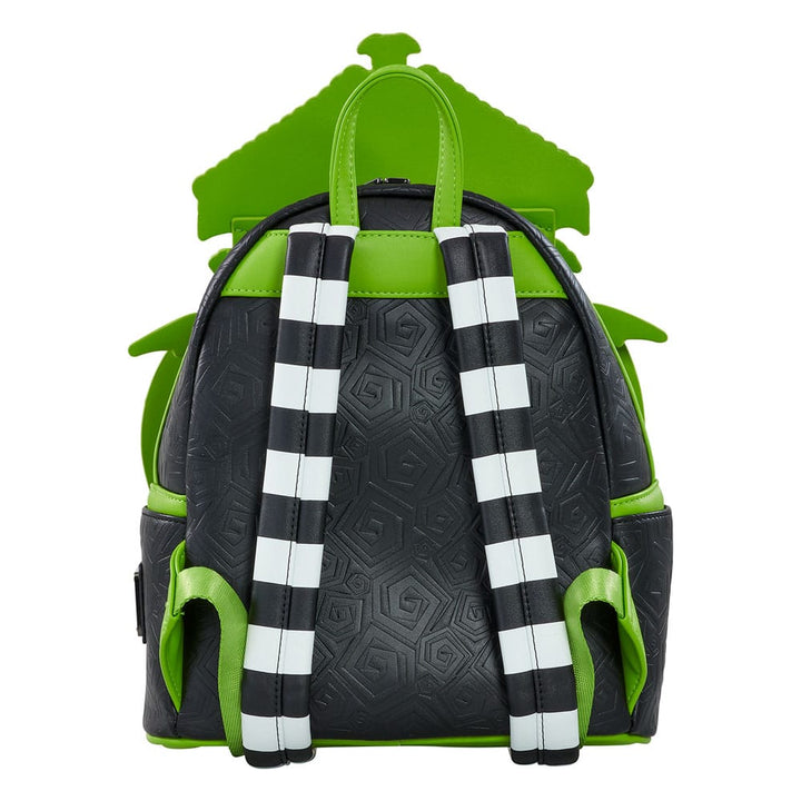 Beetlejuice Pinstripe Loungefly Mini Backpack Infinity Collectables Exclusive