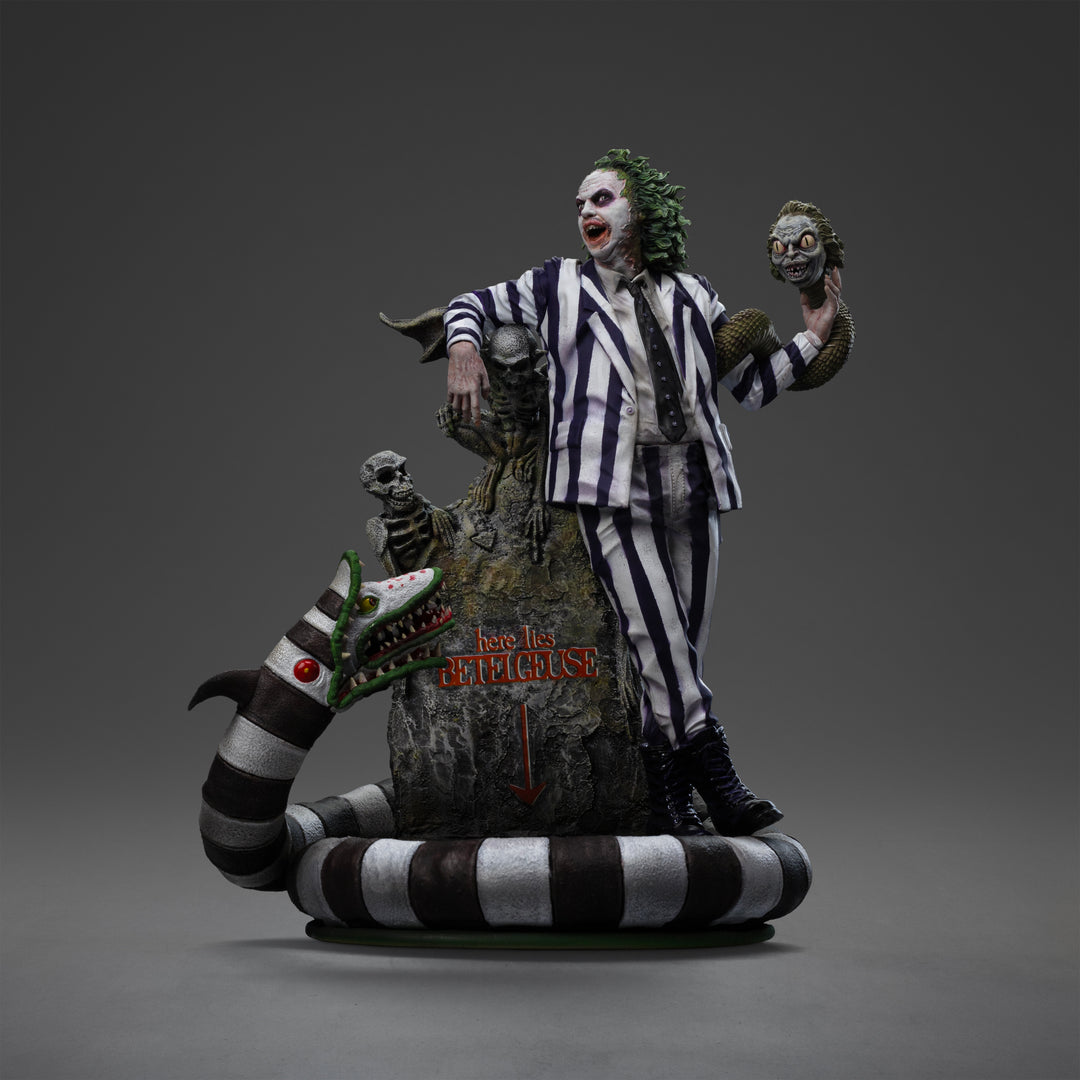 Iron Studios Beetlejuice Beetlejuice (2024) Beetlejuice 1/10 Deluxe Art Scale Limited Edition Statue