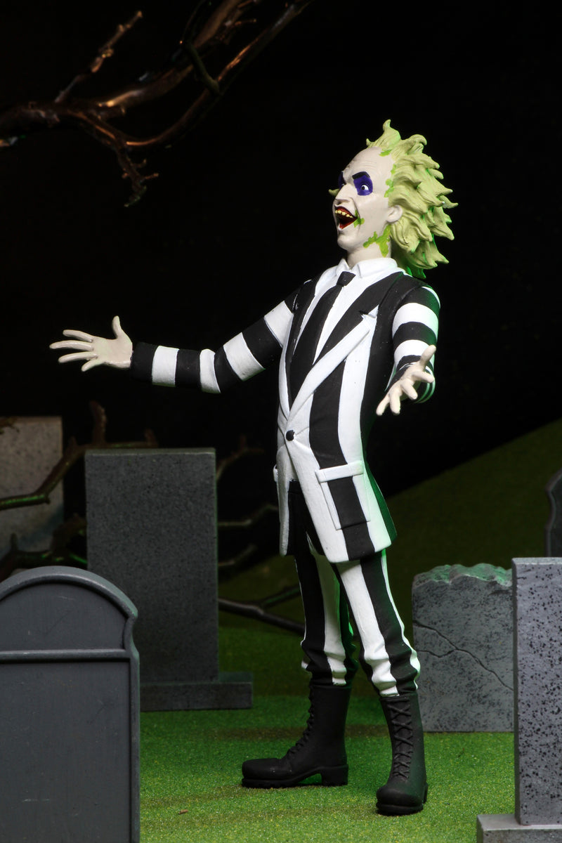 Beetlejuice (1988) Toony Terrors 6" Scale Action Figure close up detail