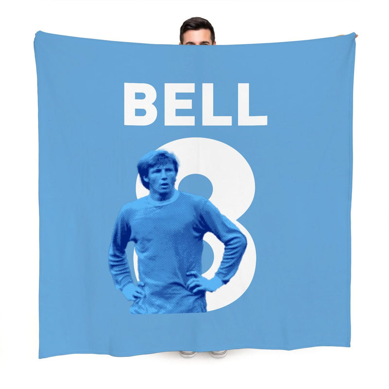 Manchester Blue - Bell 8 - Fleece 150cm X 150cm collectible from https://britishmade.gifts/