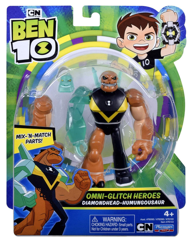 Ben 10 Omni-Glitch Diamondhead Humungousaurus Figure - Infinity Collectables  - #tag1#