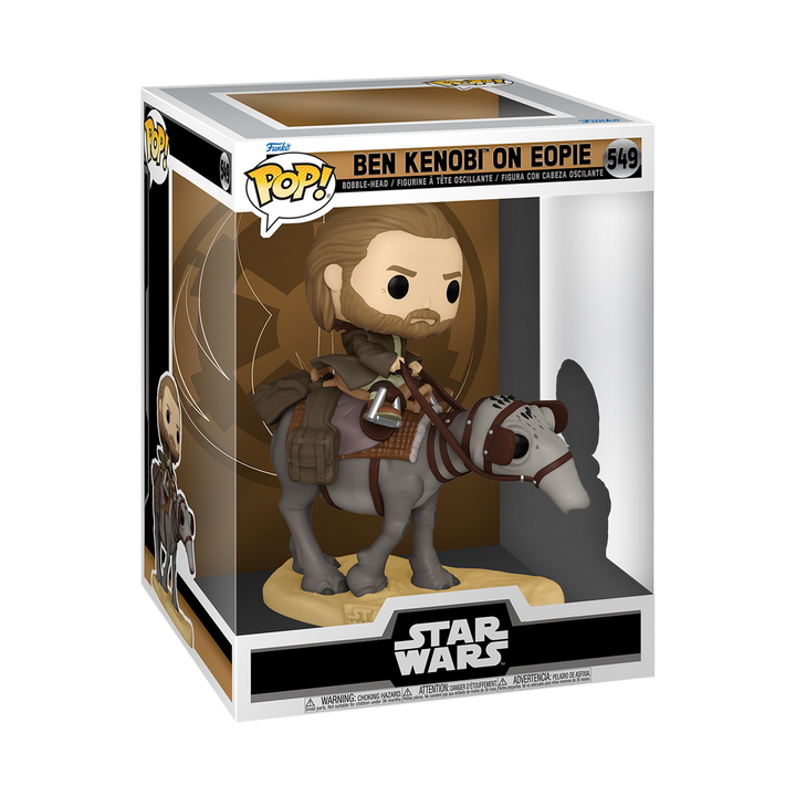 Ben Kenobi On Eopie Obi-Wan Kenobi Star Wars Funko ! Pop Vinyl Deluxe - Infinity Collectables  - #tag1#