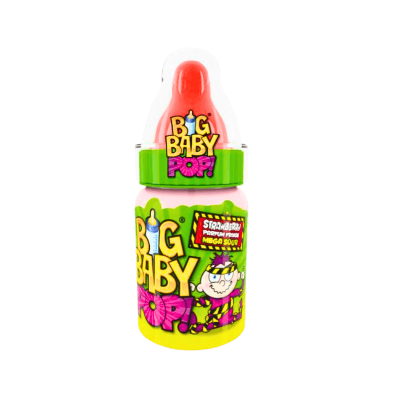 Big Baby Pop - Strawberry Mega Sour collectible from PoundFun