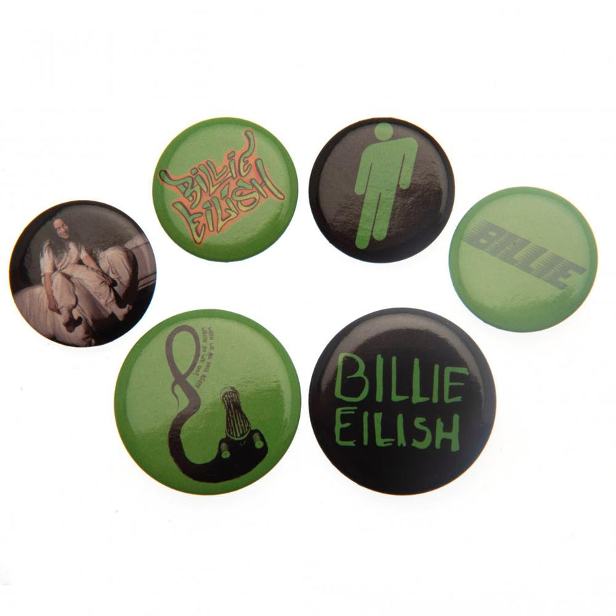 Billie Eilish Button Badge Set - Infinity Collectables  - #tag1#