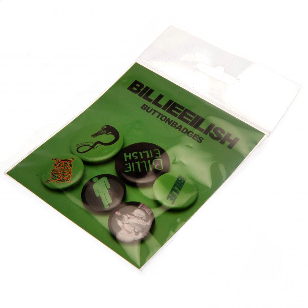 Billie Eilish Button Badge Set - Infinity Collectables  - #tag1#