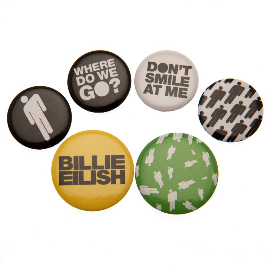 Billie Eilish Button Badge Set Stickman - Infinity Collectables  - #tag1#