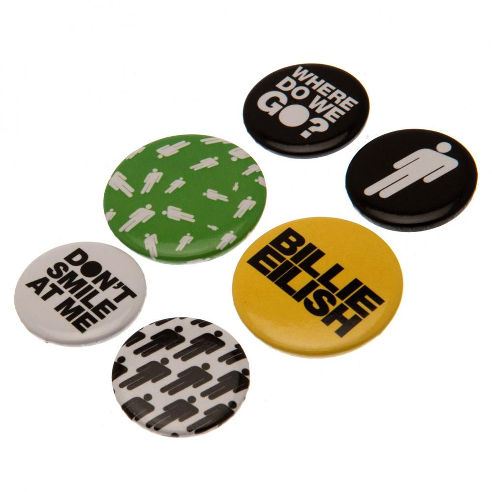 Billie Eilish Button Badge Set Stickman - Infinity Collectables  - #tag1#