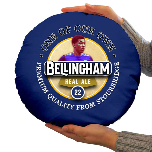 Birmingham Bellingham - Football Legends - Circle Cushion 14 collectible from https://britishmade.gifts/