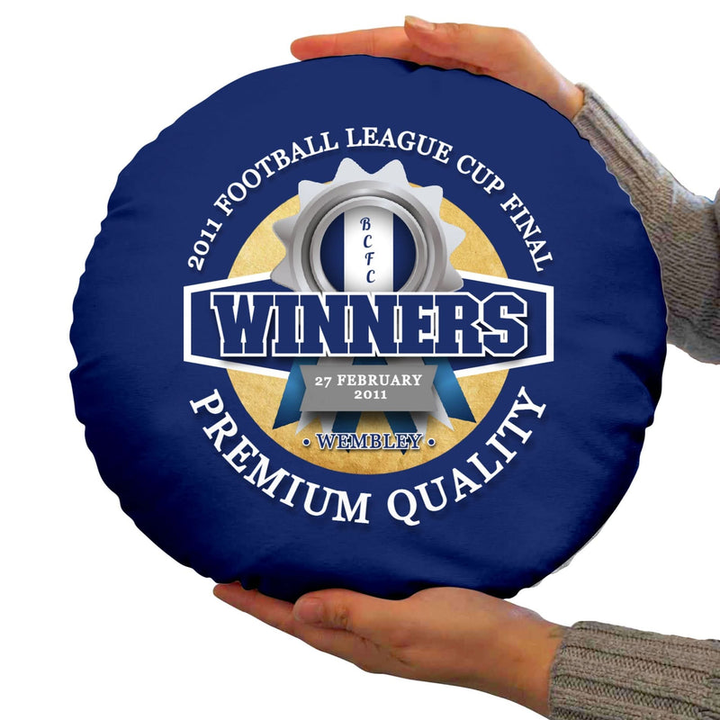 Birmingham League Cup - Football Legends - Circle Cushion 14 collectible from https://britishmade.gifts/