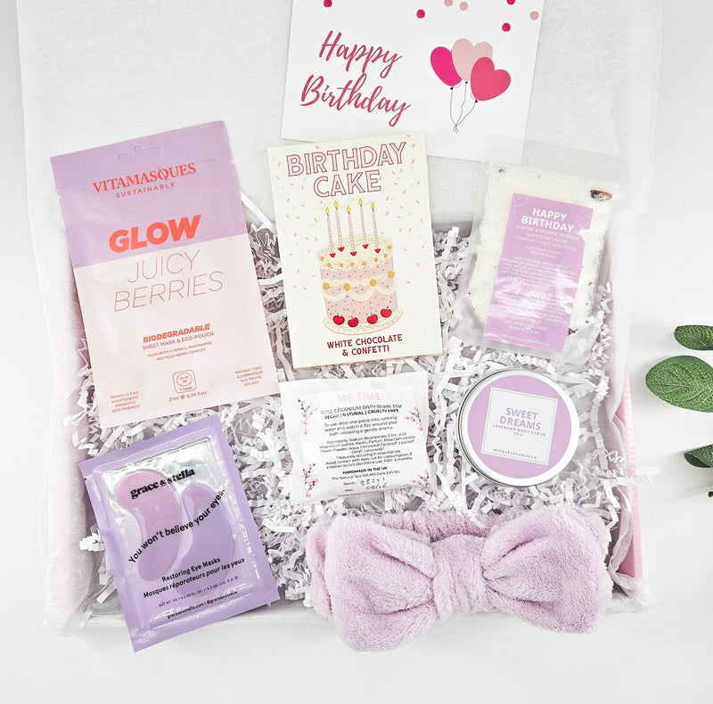 BIRTHDAY GLOW BOX | LUXURY SELF CARE BIRTHDAY PAMPER SET collectible from MySelfLoveBox