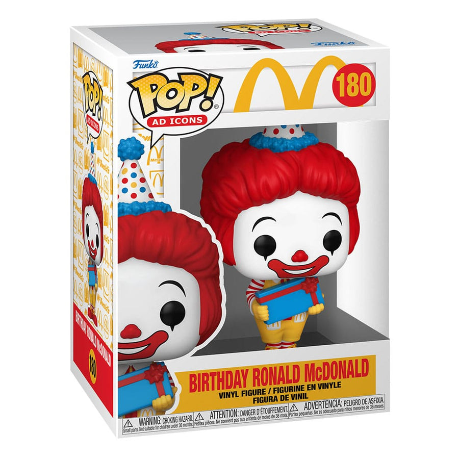 Birthday Ronald McDonalds POP! Ad Icons Vinyl Figure - Infinity Collectables  - #tag1#