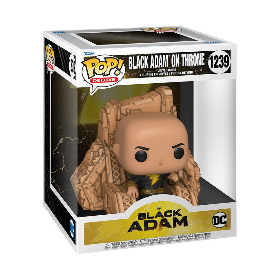 Black Adam POP! Deluxe Vinyl Figure Black Adam on Throne 9 cm - Infinity Collectables  - #tag1#
