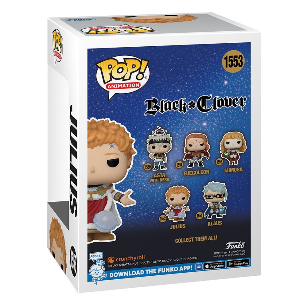 Black Clover POP! Animation Vinyl Figure Julius 9 cm - Infinity Collectables  - #tag1#