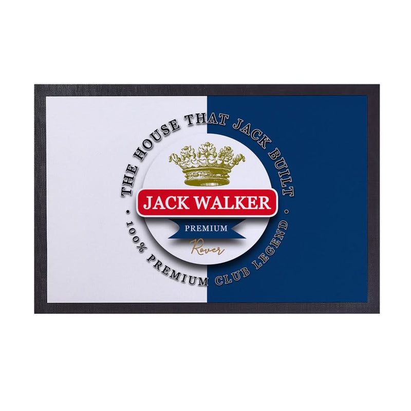 Blackburn Walker - Football Legends - Door Mat -60cm X 40cm collectible from https://britishmade.gifts/