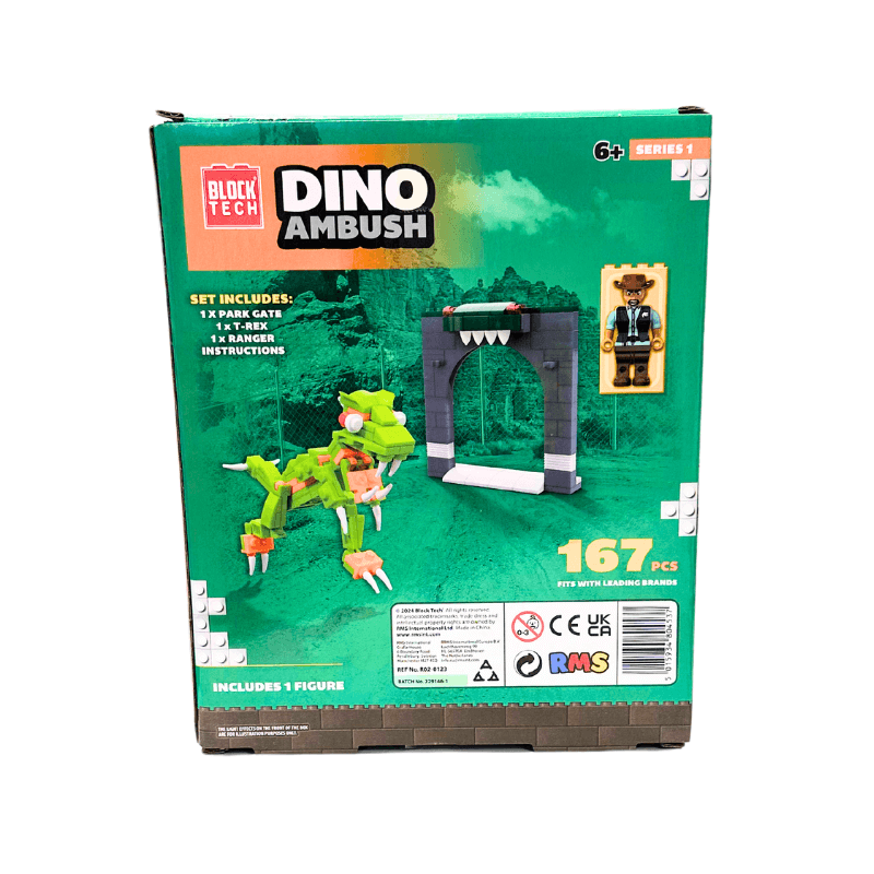 Block Tech Dino Ambush 167pcs, alternate view