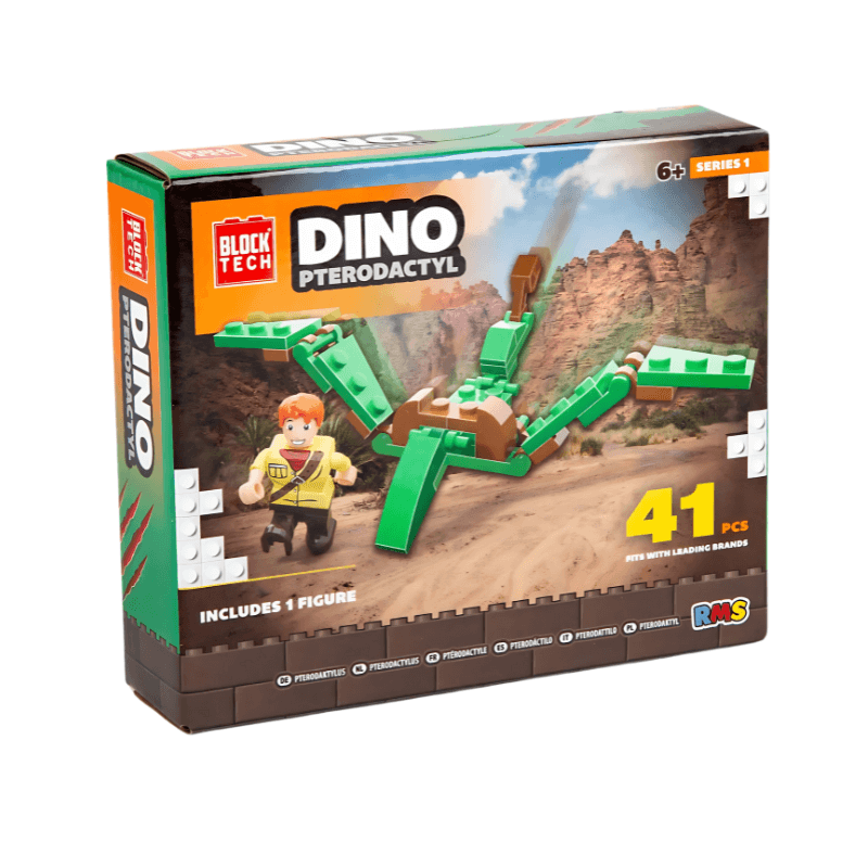 Block Tech Dino Pterodactyl Set collectible from PoundFun