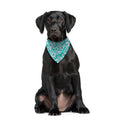 Blue Hibiscus Hawaiian - Dog Bandana - 4 Sizes, alternate view