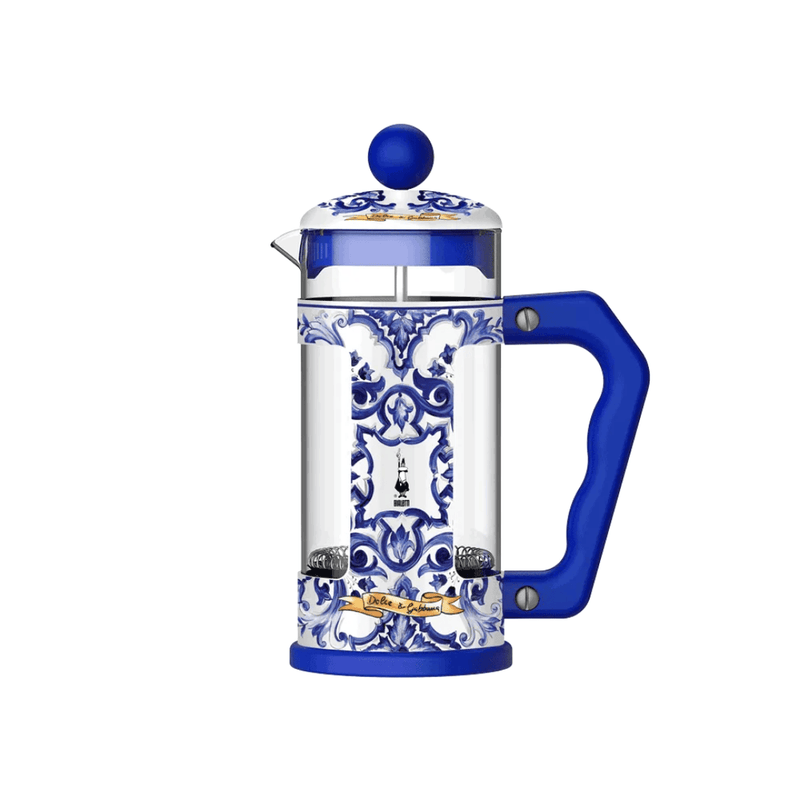 Bialetti X Dolce&Gabbana Blue Mediterranean Cafetiere, packaging shot