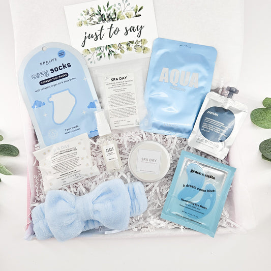 BLUE SERENITY | SPA DAY PAMPER GIFT BOX collectible from MySelfLoveBox
