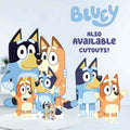 Bluey and Bingo Cardboard Cut Out Height 91cmBluey Cardboard Cutout UK | Life Size Party Decoration, packaging shot