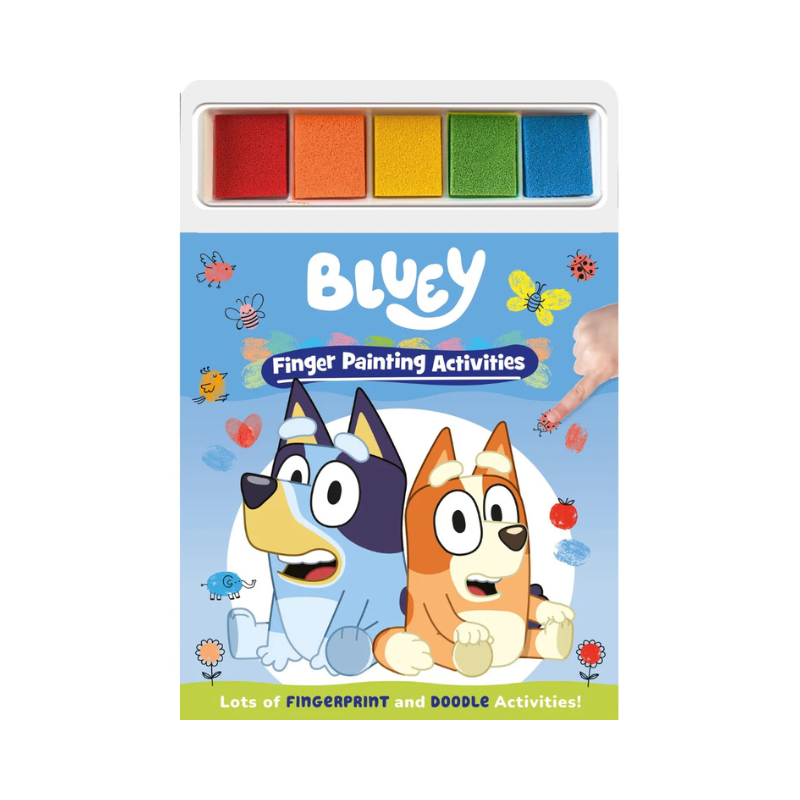Bluey Finger Painting Book collectible from PoundFun