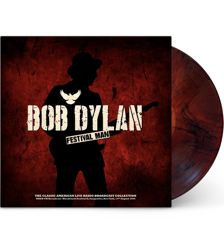 Bob Dylan – Festival Man: Woodstock ’94 (Limited Edition 12-Inch Album on Red Marble Vinyl) collectible from Coda Records