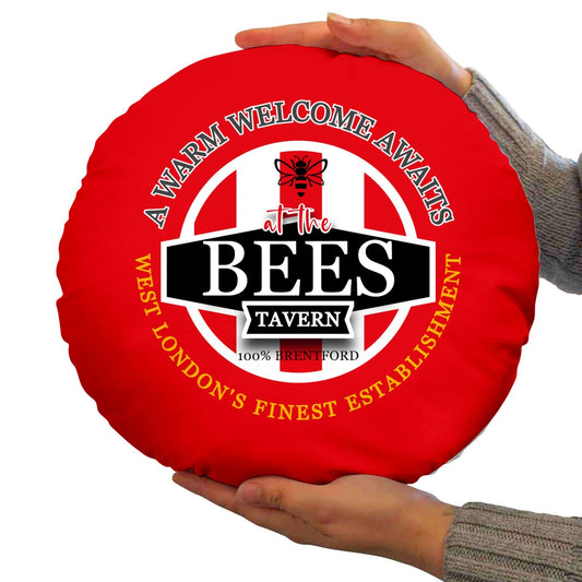 Brentford Bees - Football Legends - Circle Cushion 14 collectible from https://britishmade.gifts/