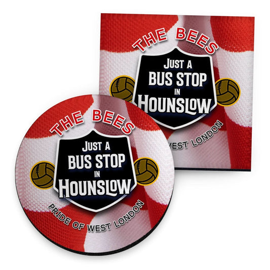 Brentford Bus Stop - Football Coaster - Square Or Circle collectible from https://britishmade.gifts/