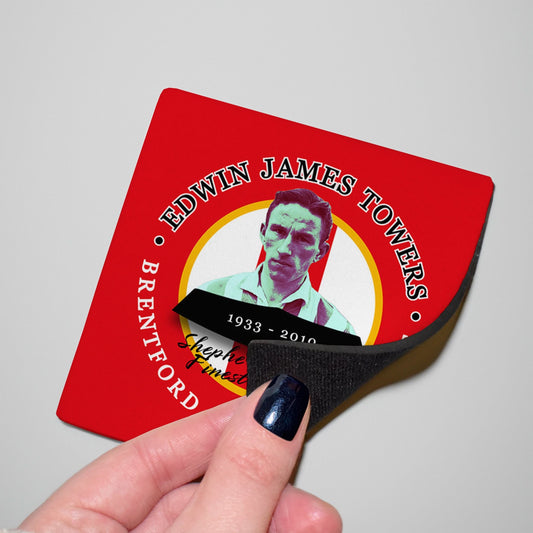 Brentford Jim Towers - Football Coaster - Square Or Circle, alternate view