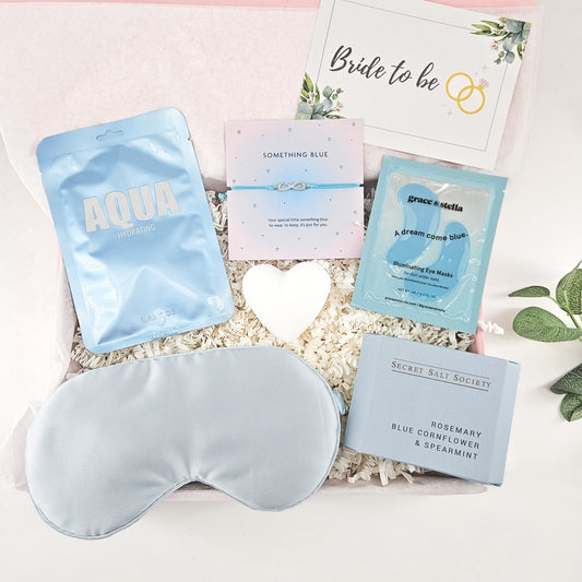 BRIDE TO BE GIFT BOX | THE SOMETHING BLUE SPA BOX collectible from MySelfLoveBox