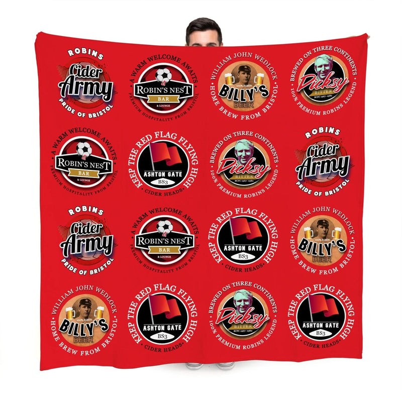 Bristol - Football Legends - Fleece collectible from https://britishmade.gifts/