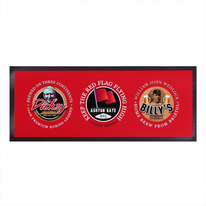 Bristol - Football Legends - Bar Runner collectible from https://britishmade.gifts/