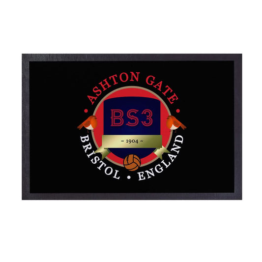 Bristol Aston Gate - Football Legends - Door Mat -60cm X 40cm collectible from https://britishmade.gifts/