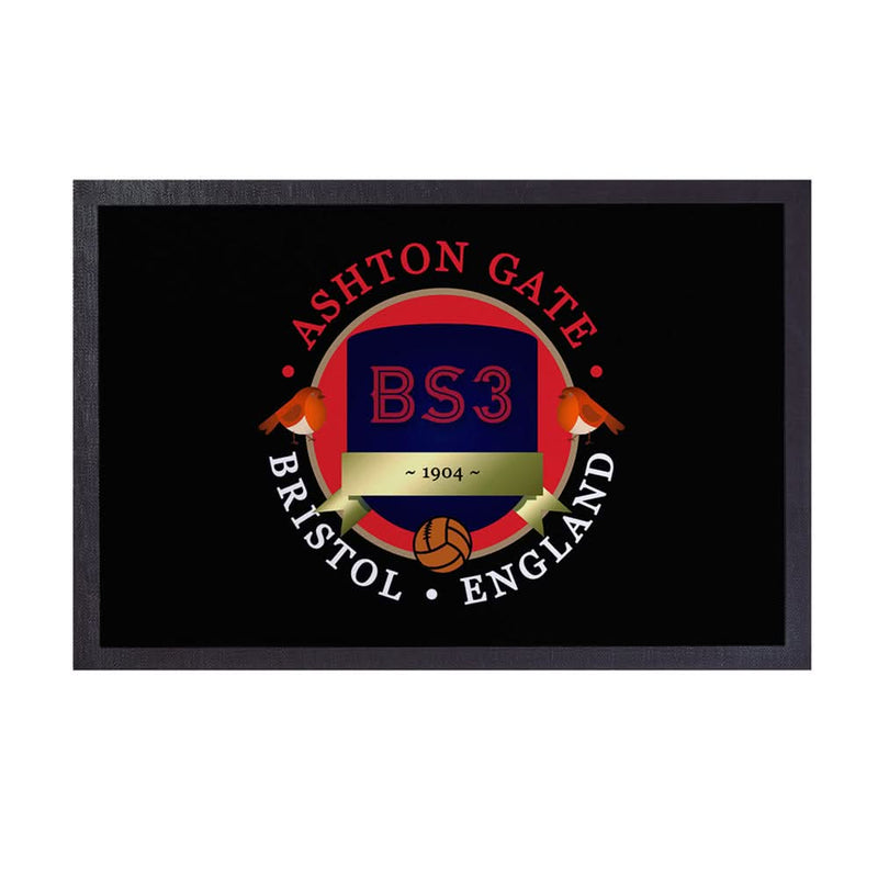 Bristol Aston Gate - Football Legends - Door Mat -60cm X 40cm collectible from https://britishmade.gifts/