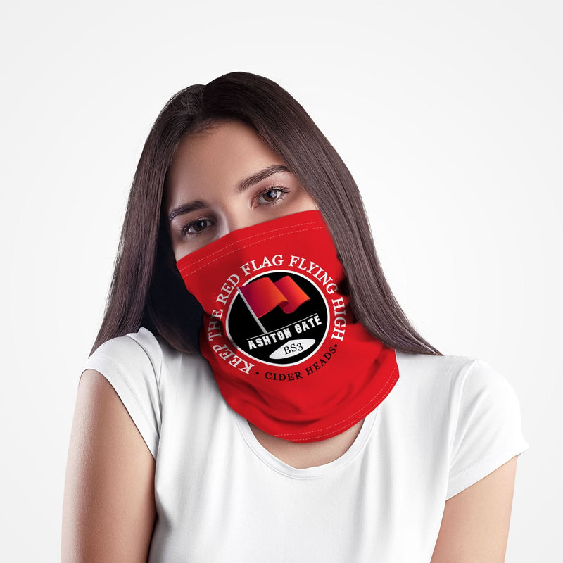 Bristol Red Flag - Football Legends - Snood collectible from https://britishmade.gifts/
