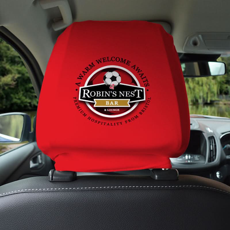 Bristol Robins Nest - Football Legends - Headrest Cover collectible from https://britishmade.gifts/